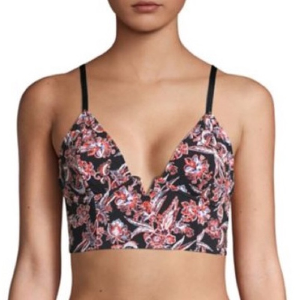 Free People Floral Underwire Bra. NWT